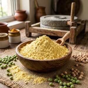 Matar Besan(मटर बेसन)